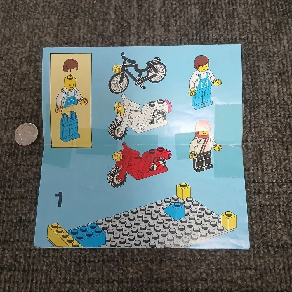 Lego 6699 Manual Only Town Cycle Fix-It Shop Instruction Booklet Only
